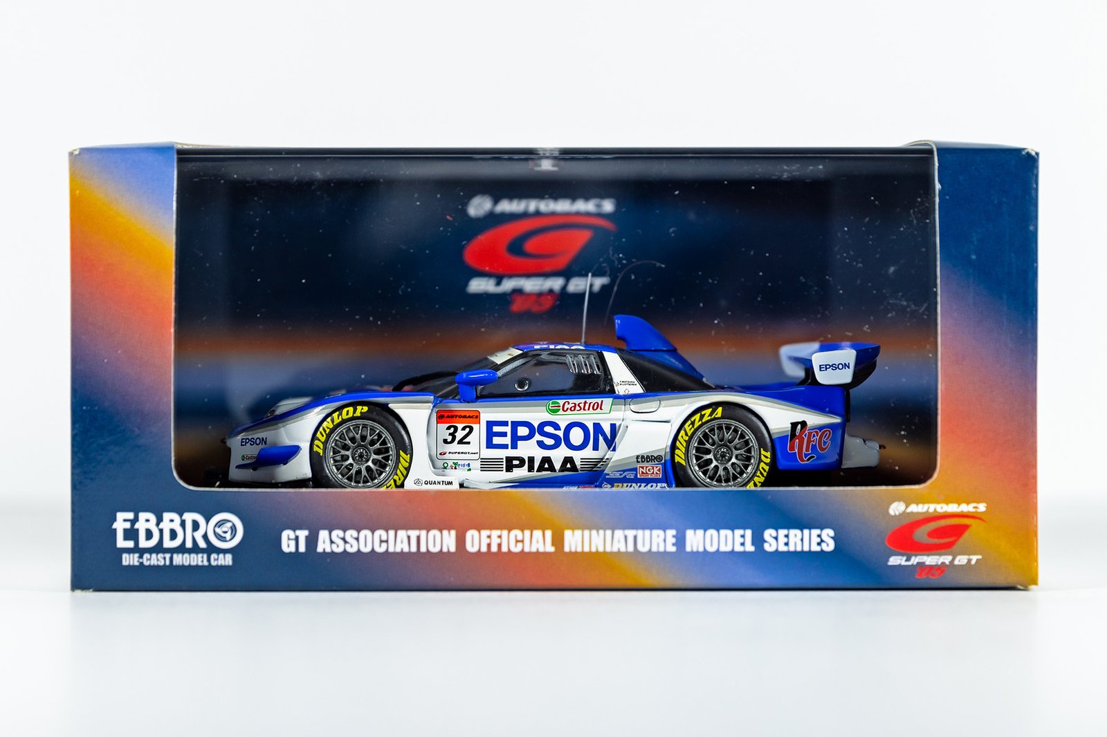 ミニカー EBBRO HONDA NSX SUPER GT #64 Epson Super GT 2009 / EPSON Racing / Honda NSX / No32 R.Dubal / 1